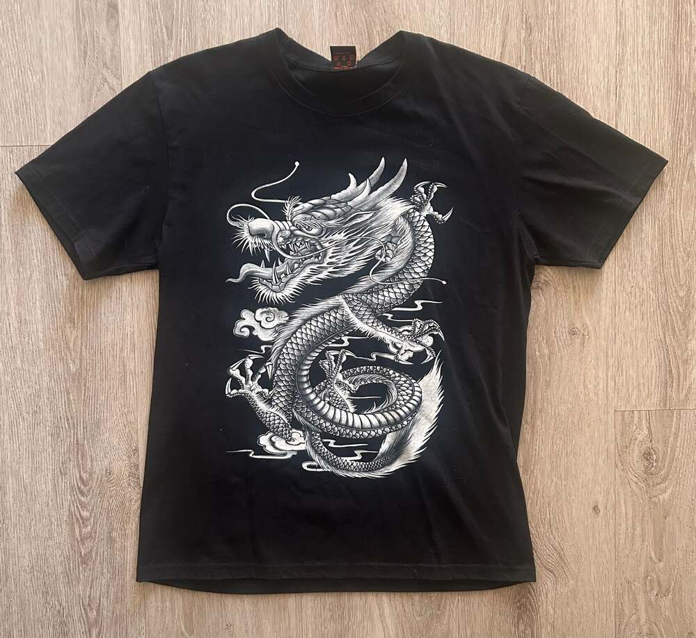 Joligolf Thai Dragon Graphic T-Shirt Front and Back Print